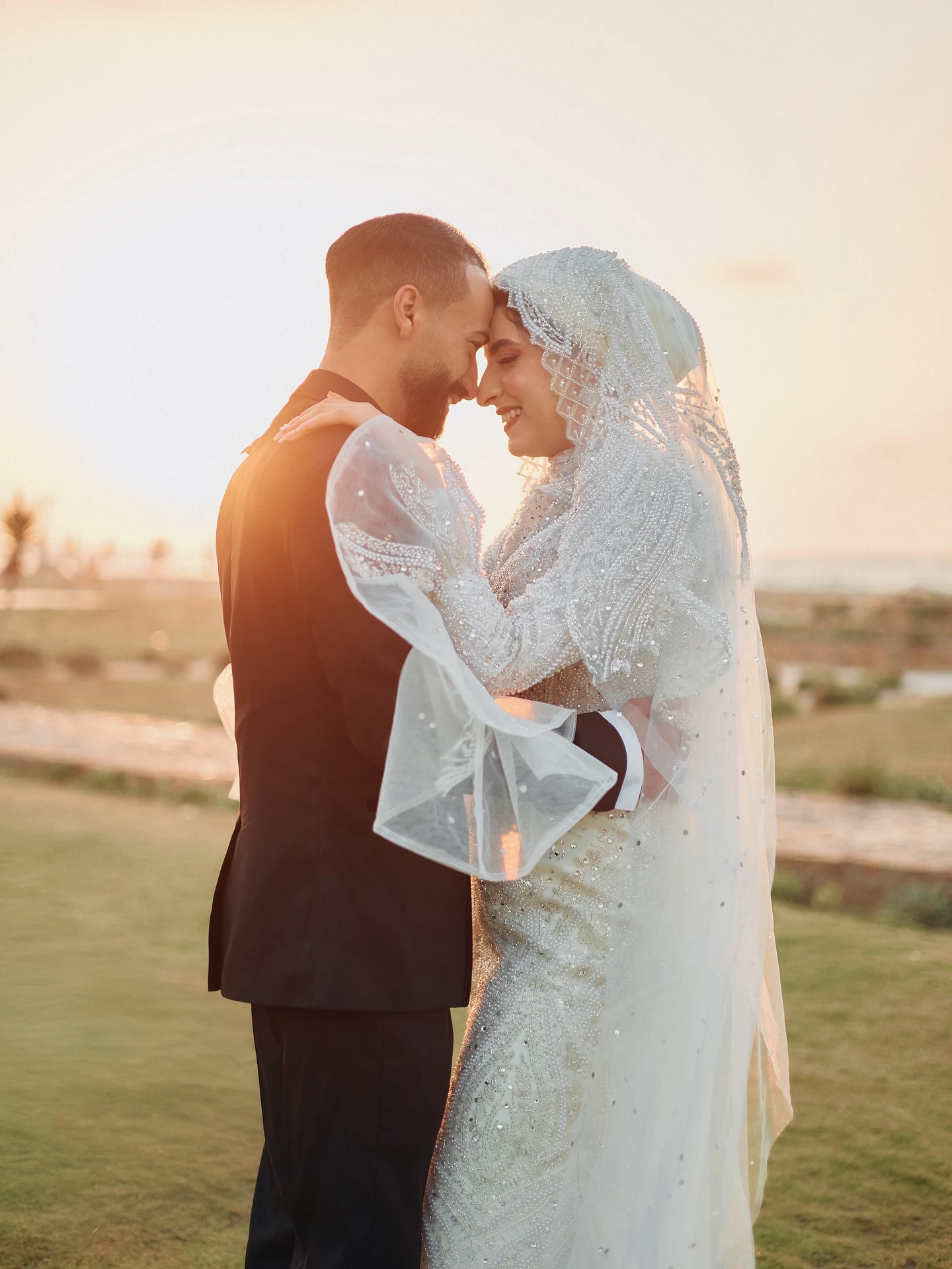 Amr and Hla at sunset